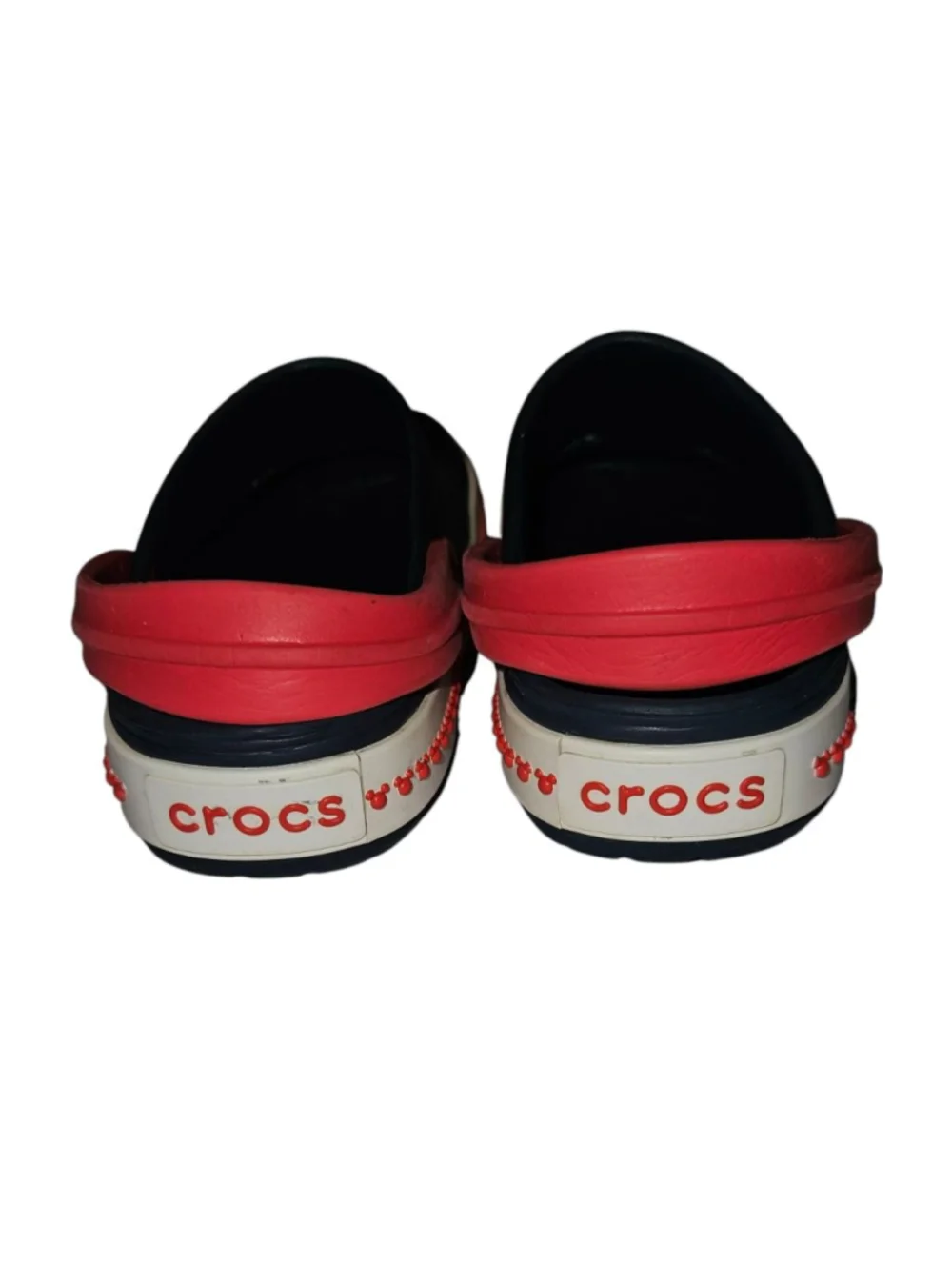 Boys Crocs Mickey Mouse Sandals 12/13 (Toddler Boy) Navy Red